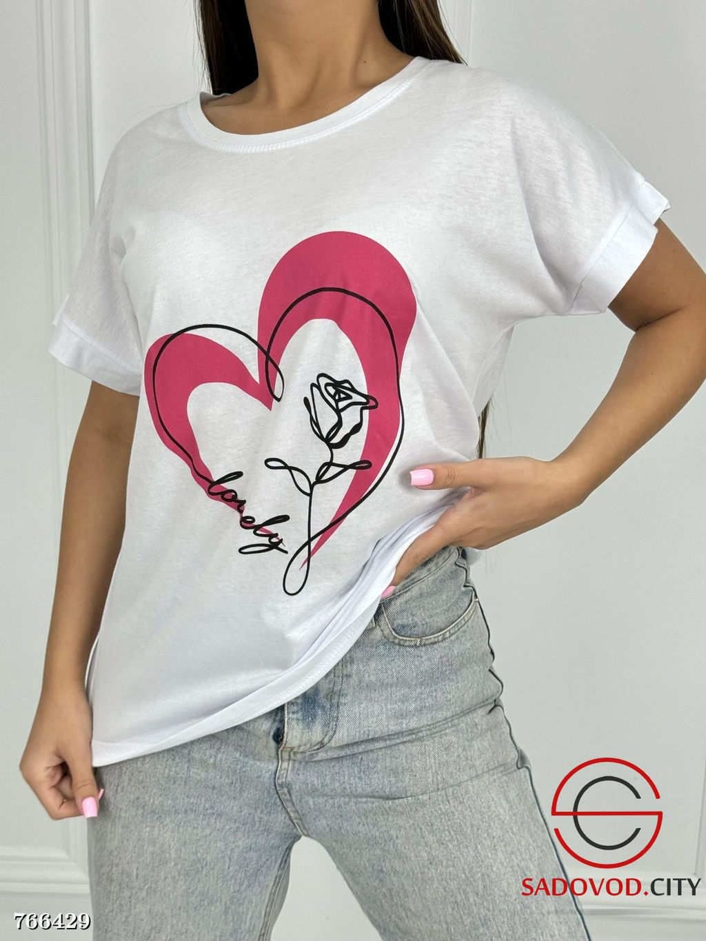 Женская футболка с принтом