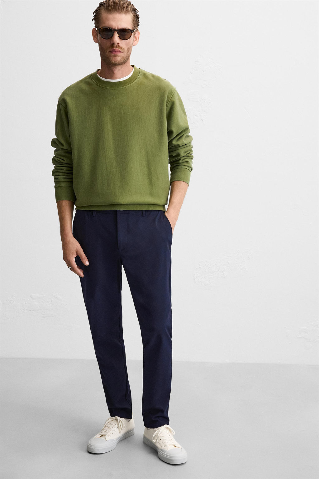 SLIM FIT COMFORT TROUSERS - Zara фото 5