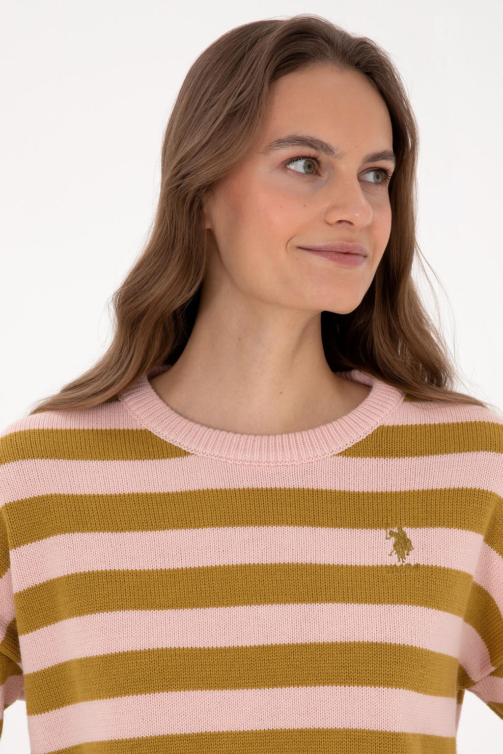 Kad_n Pudra _izgili Bisiklet Yaka Kazak - U.s. polo assn фото 2