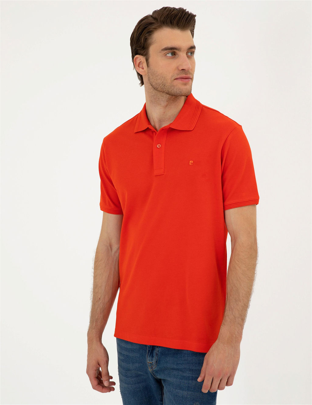 K_rm_z_ Slim Fit Basic Ti__rt - Pierre cardin фото 3