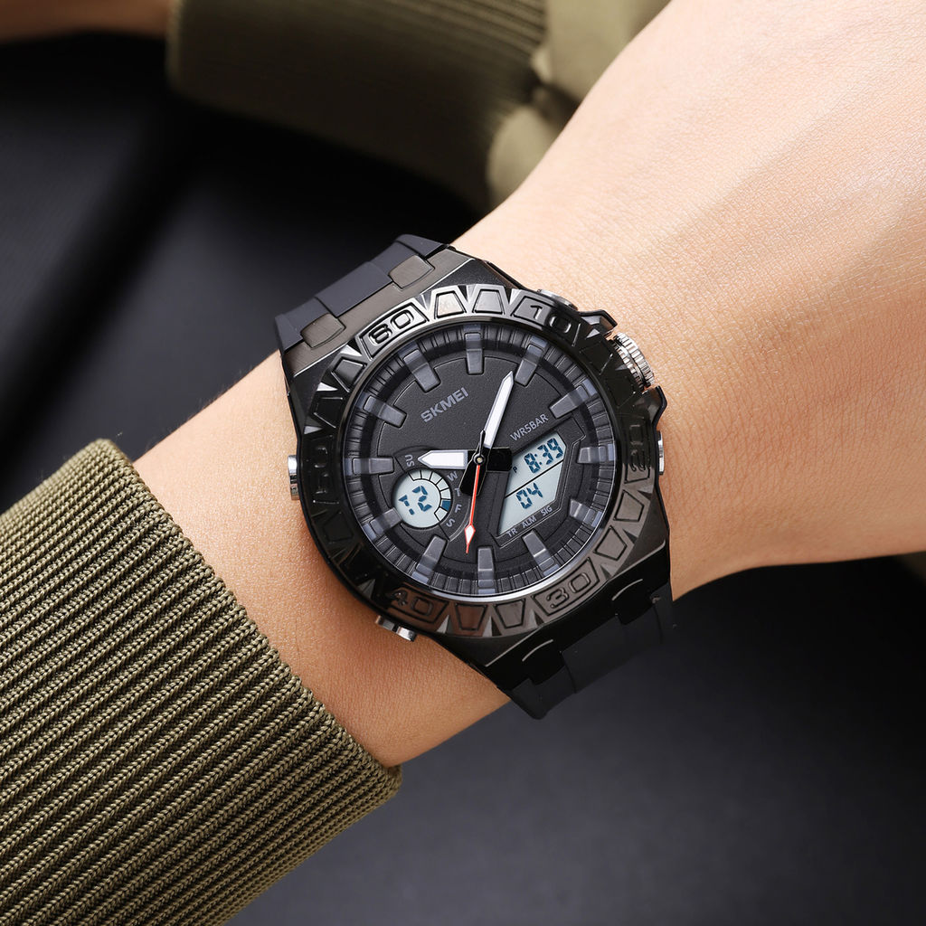 Часы наручные Skmei мужские электронные спортивные 2276black-white
