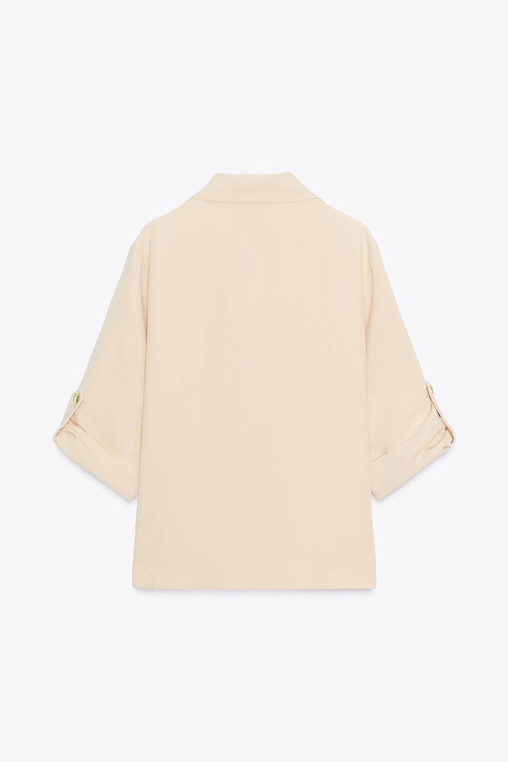 DOUBLE-BREASTED BLAZER WITH ROLLED-UP SLEEVES - Zara фото 17