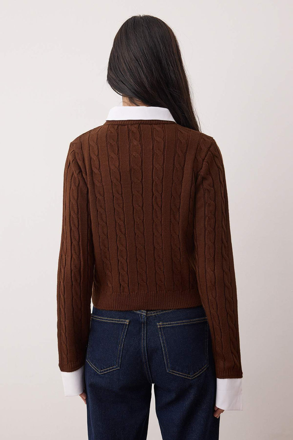 Antrasit Kombine Sac Orgu Triko H?rka TWOAW26HI00260 - Trendyolmilla фото 7