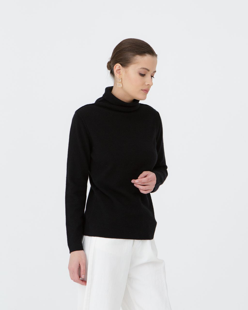 Джемпер кашемировый 12107 черный