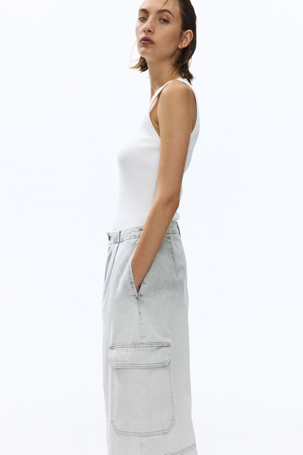 Barrel Regular Waist Ankle Jeans - H&m фото 4