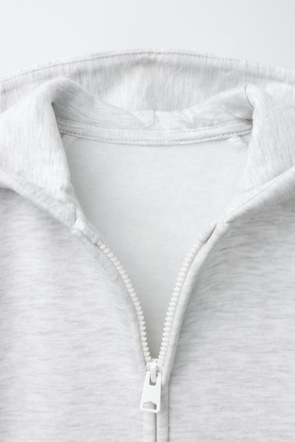 SUDADERA FELPA CREMALLERA / Gris vigor? - Zara фото 3