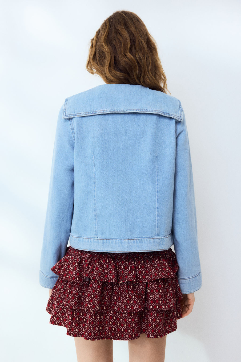 Tie-front denim jacket - H&m фото 5
