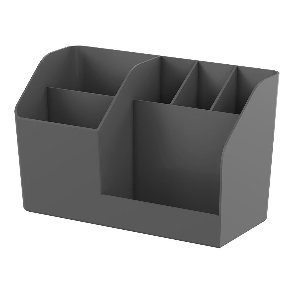 Цена за 1 шт. Подставка настольная пластиковая ErichKrause Submarine, Classic, серый