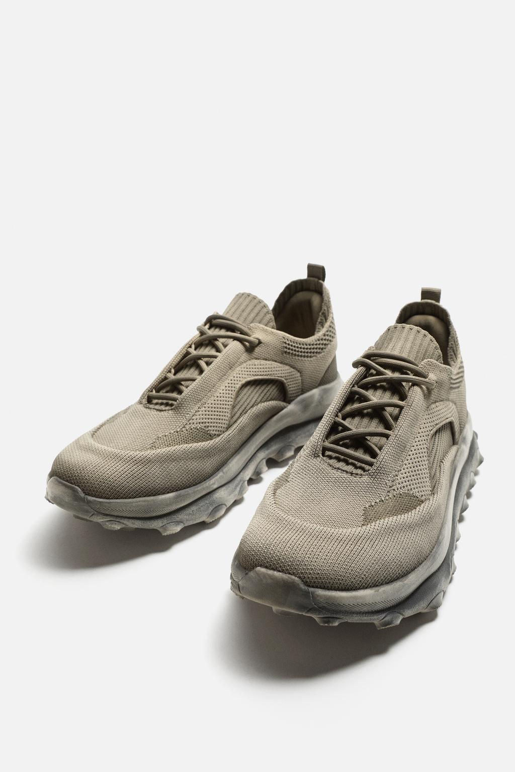 CHUNKY FABRIC SNEAKERS - Zara фото 10