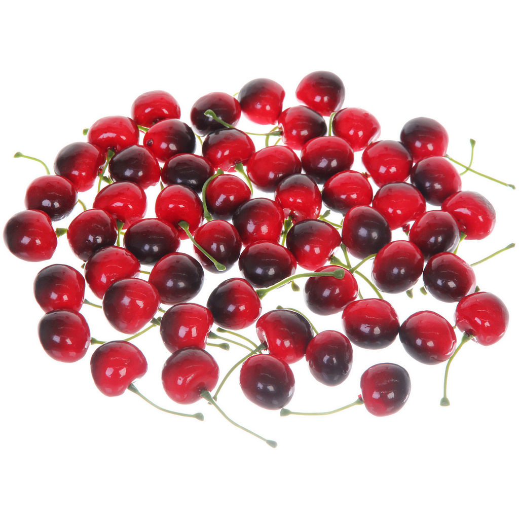 Цена за 3 шт. Муляж "Вишня" 50шт в сетке