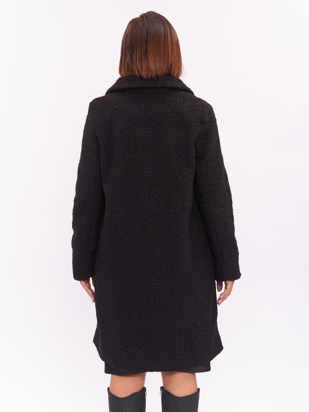 Пальто из букле ZPL13023BLK01 - Артесса фото 15