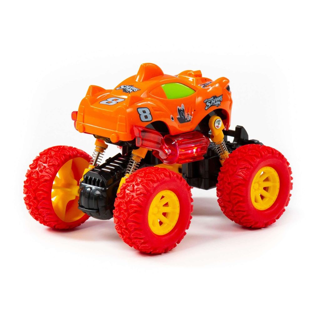 Монстр РАЛЛИ - Акула, автомобиль инерционный (со светом и звуком) (в пакете) - Полесье фото 8