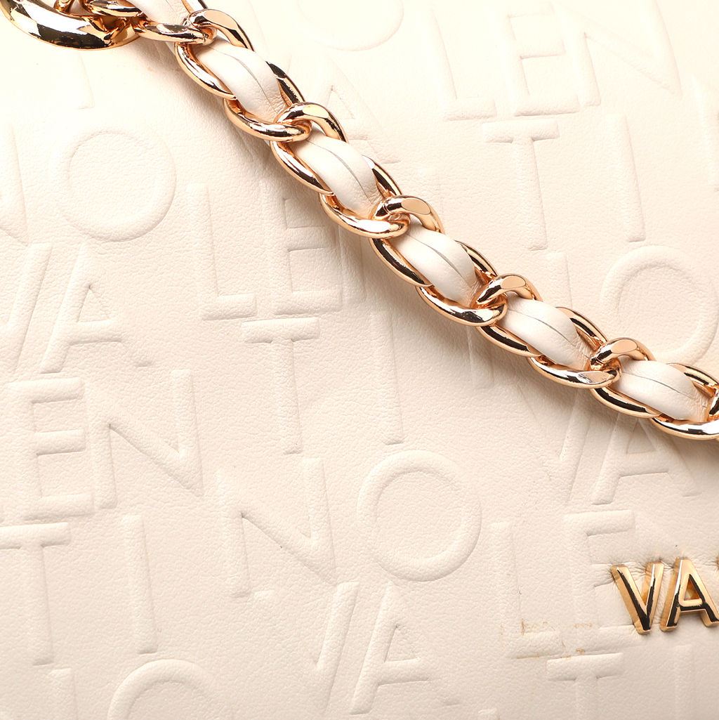 Женская сумка на плечо VALENTINO RELAX Артикул 3864171, молочно-бежевый  фото 4