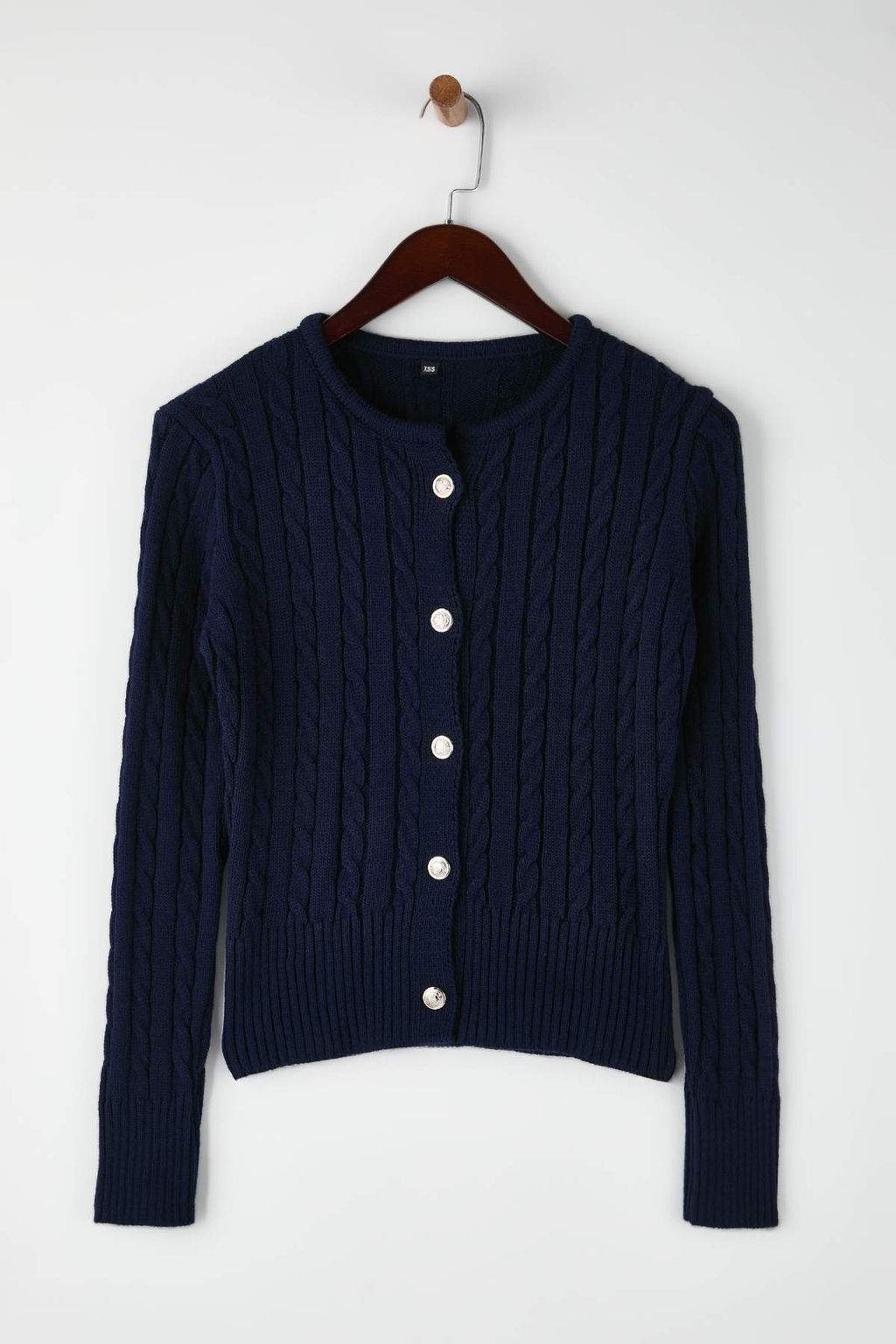 Lacivert-Ekru 2li Fitted/Vucuda Oturan Ikili Paket Triko H?rka TWOAW26HI00218