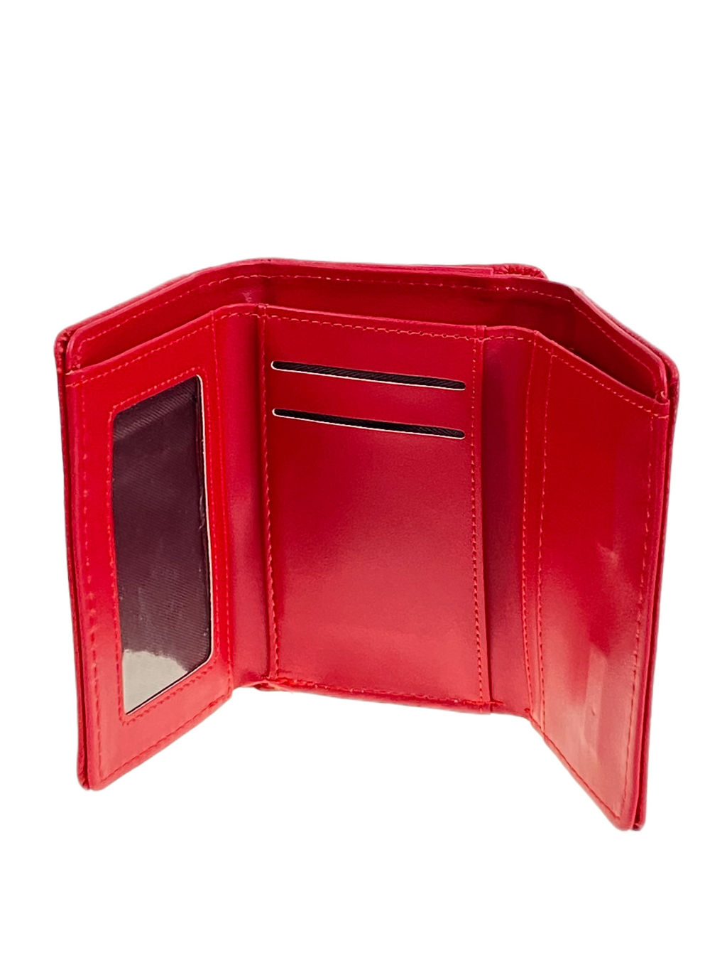 Женский кошелёк из искусственной кожи, цвет красный - Greta фото 2