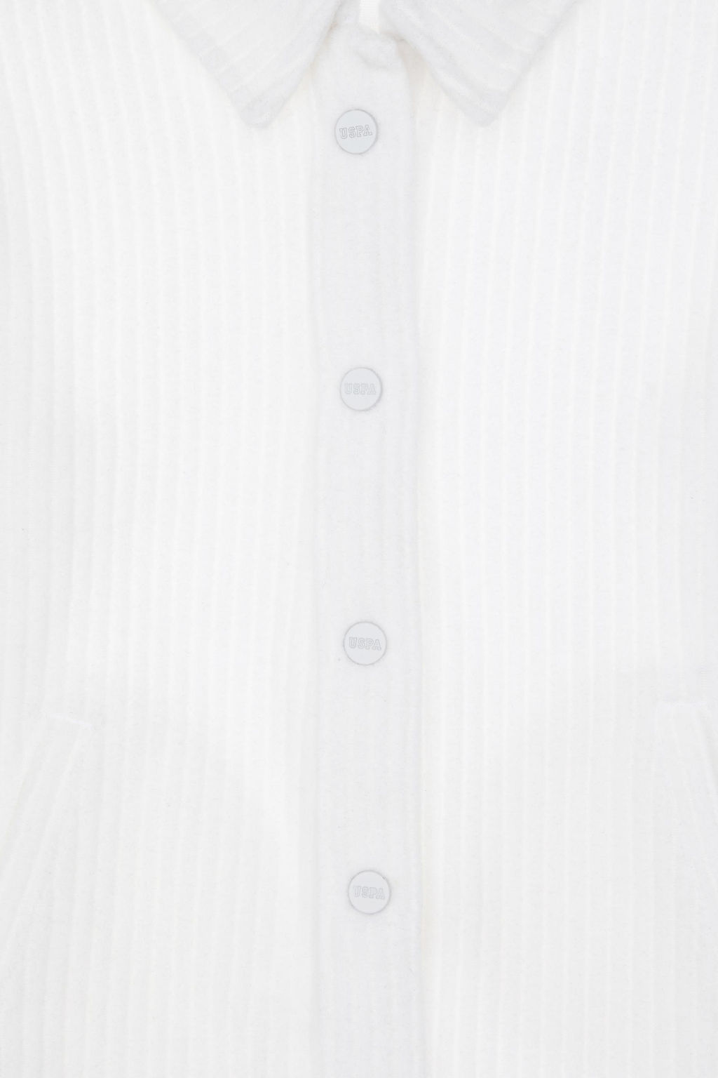 Кремовая трикотажная рубашка для девочки Неожиданная скидка в корзине - U.s. polo assn фото 4