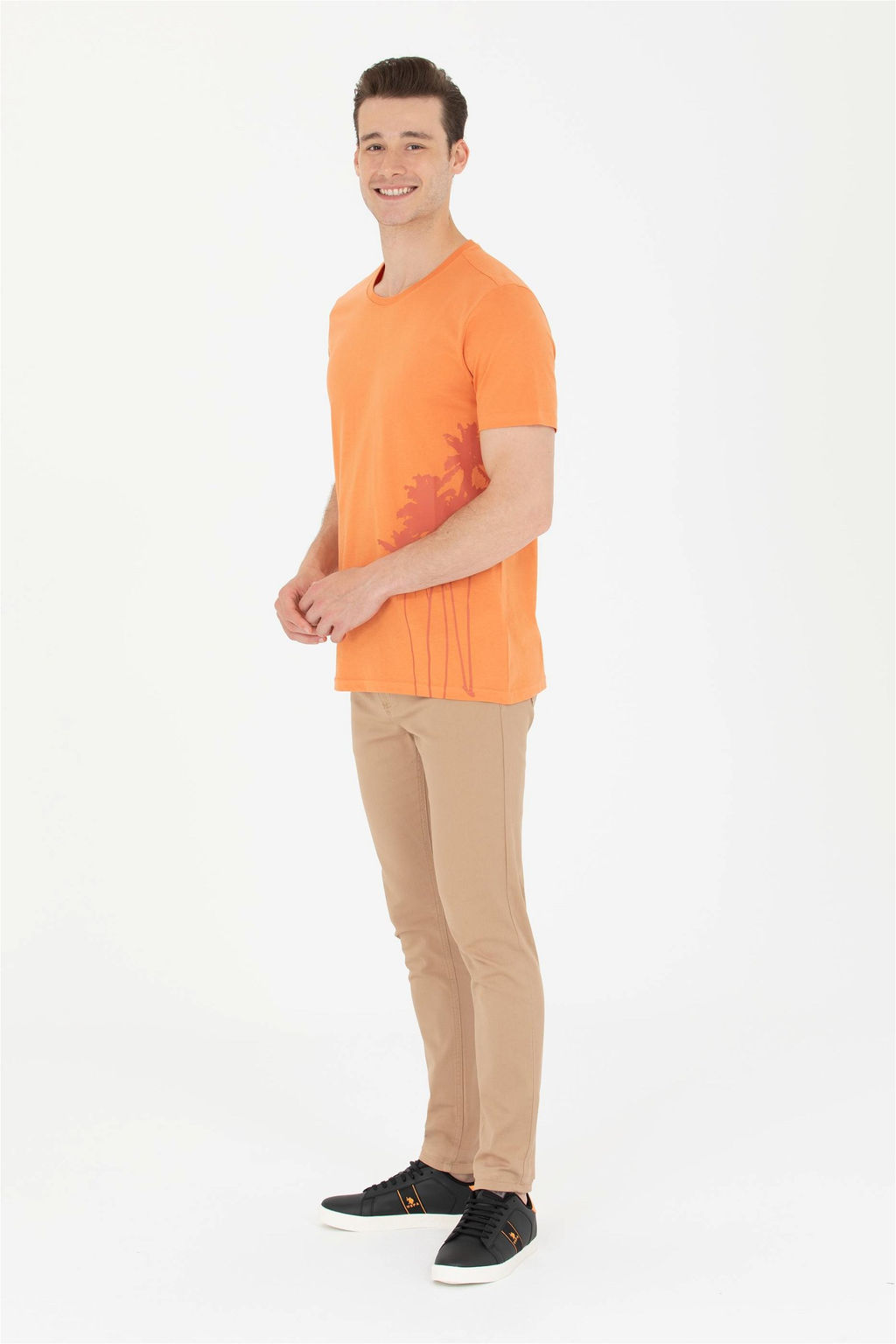 Мужские брюки из парусины светло-коричневого цвета - U.s. polo assn фото 3