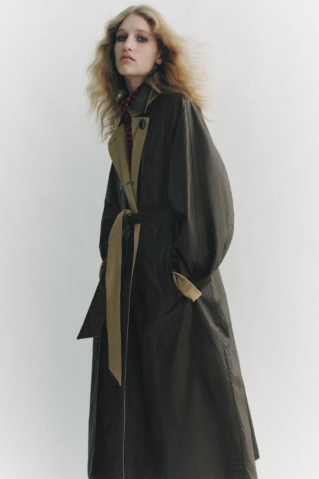 REVERSIBLE TRENCH COAT ZW COLLECTION - Zara фото 3