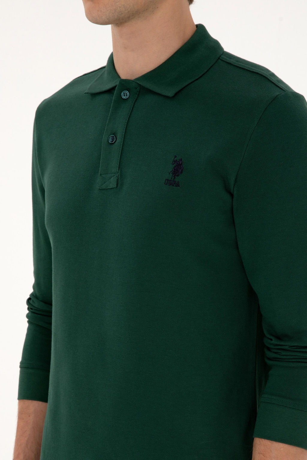 Erkek Koyu Ye_il Basic Sweatshirt Sepette S_rpriz _ndirim - U.s. polo assn фото 7