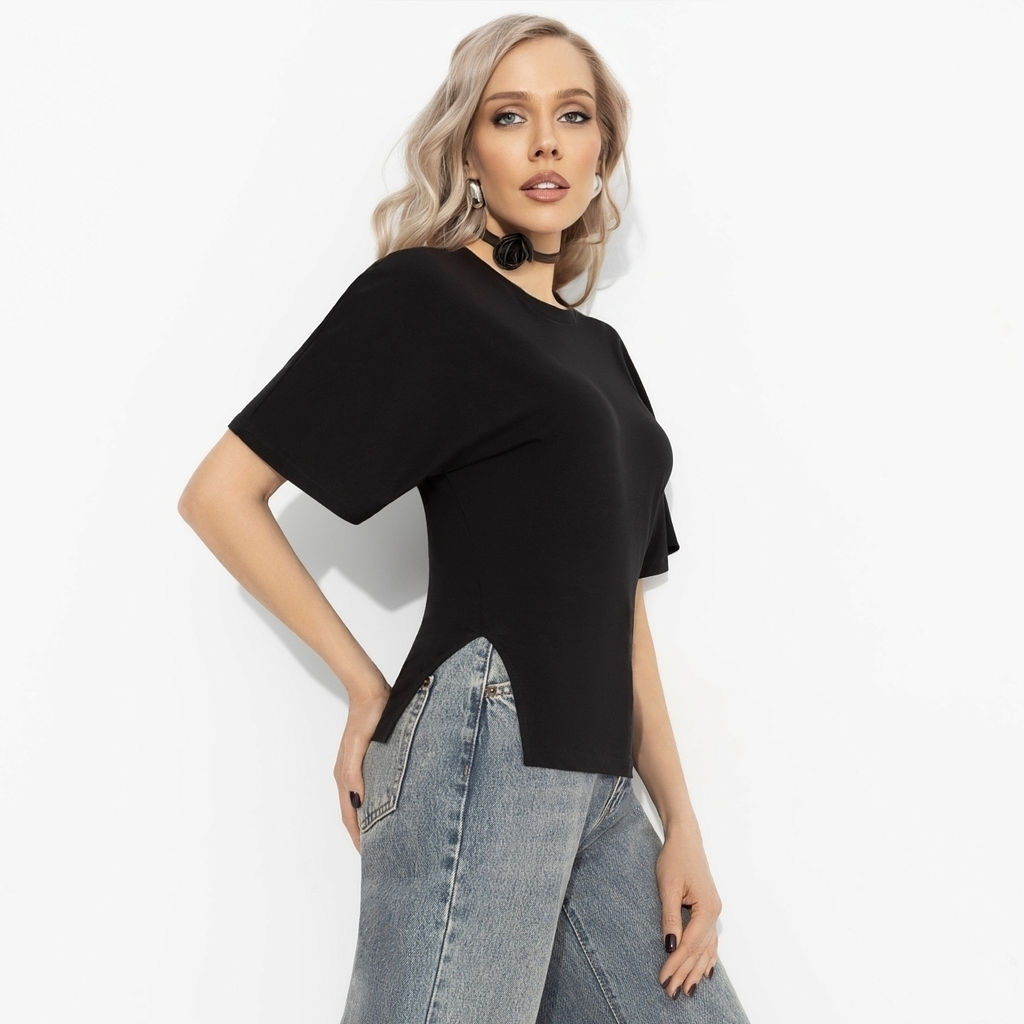 Футболка асимметричного кроя, Держи темп - Charutti фото 2