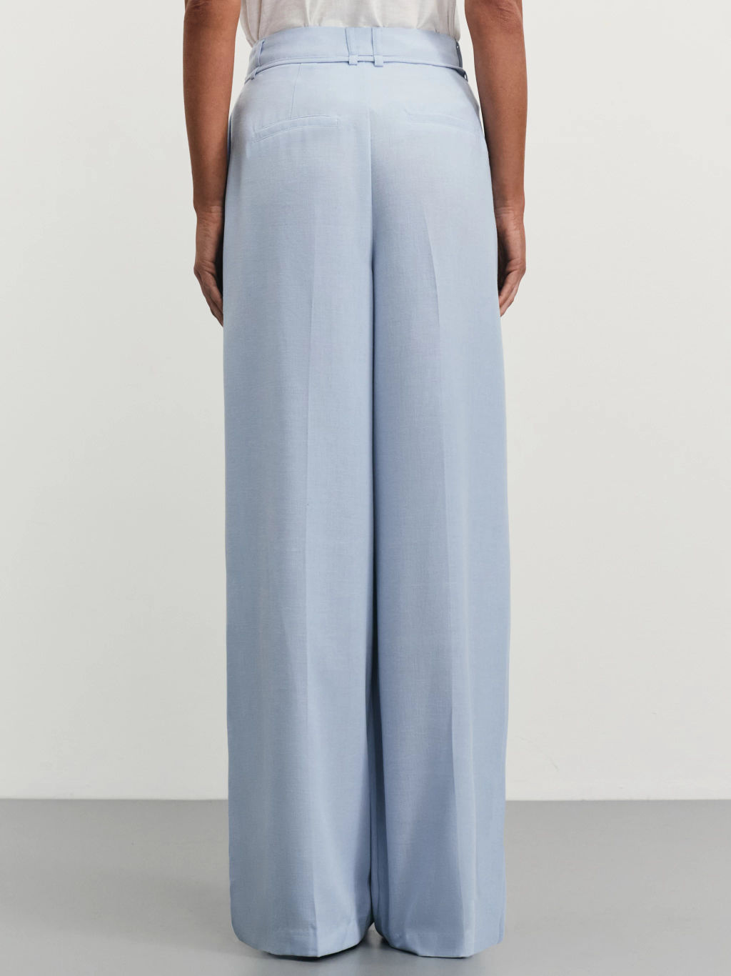 Прямые брюки со шнурком / Zarina  фото 4