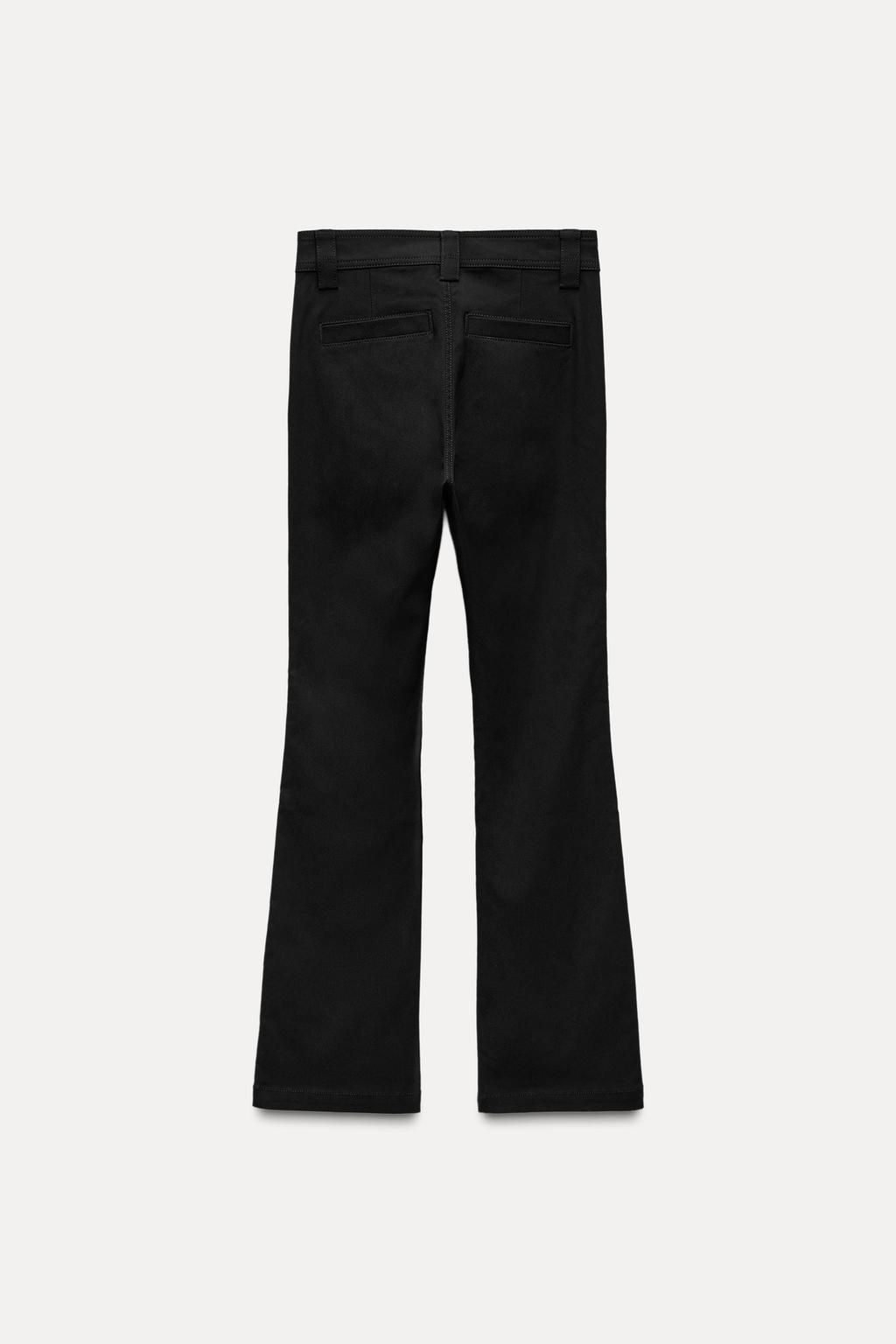 CROPPED STRETCH TROUSERS - Zara фото 5
