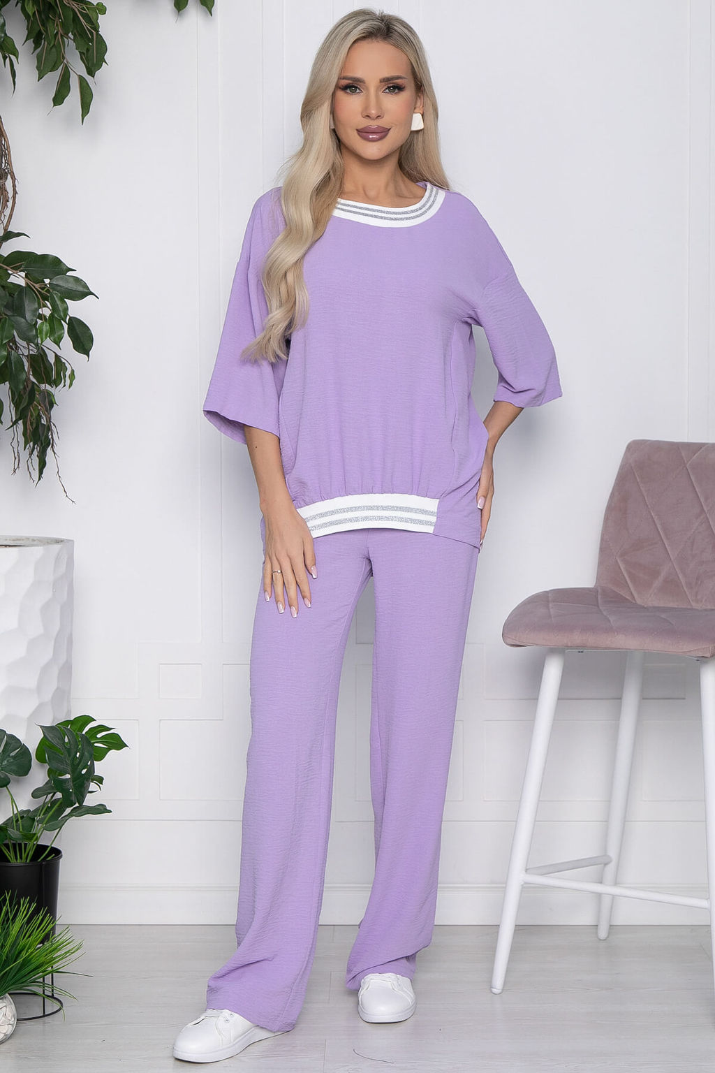 Костюм Римини (лаванда) К10565 - Lt collection фото 12