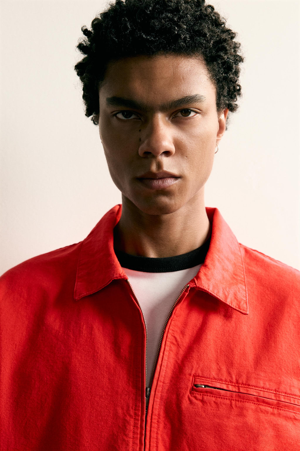 POLO DENIM BOXY FIT / Rojo - Zara фото 5