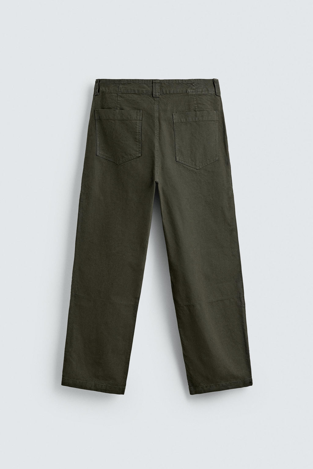 WASHED STRAIGHT-LEG TROUSERS - Zara фото 8