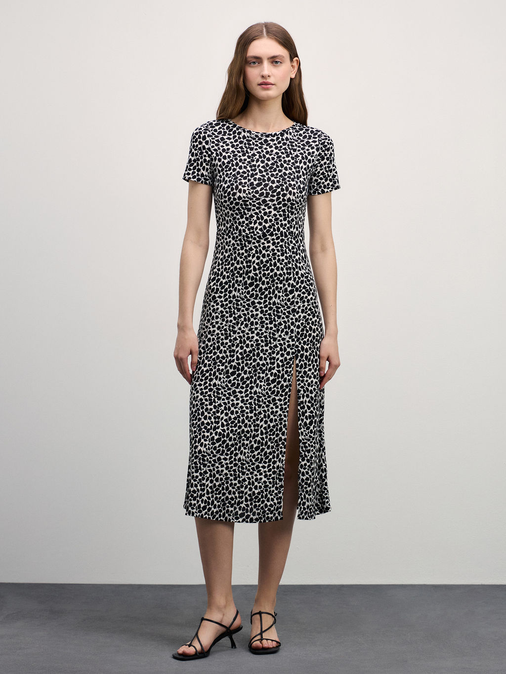 Платье миди с разрезом / Zarina  фото 4