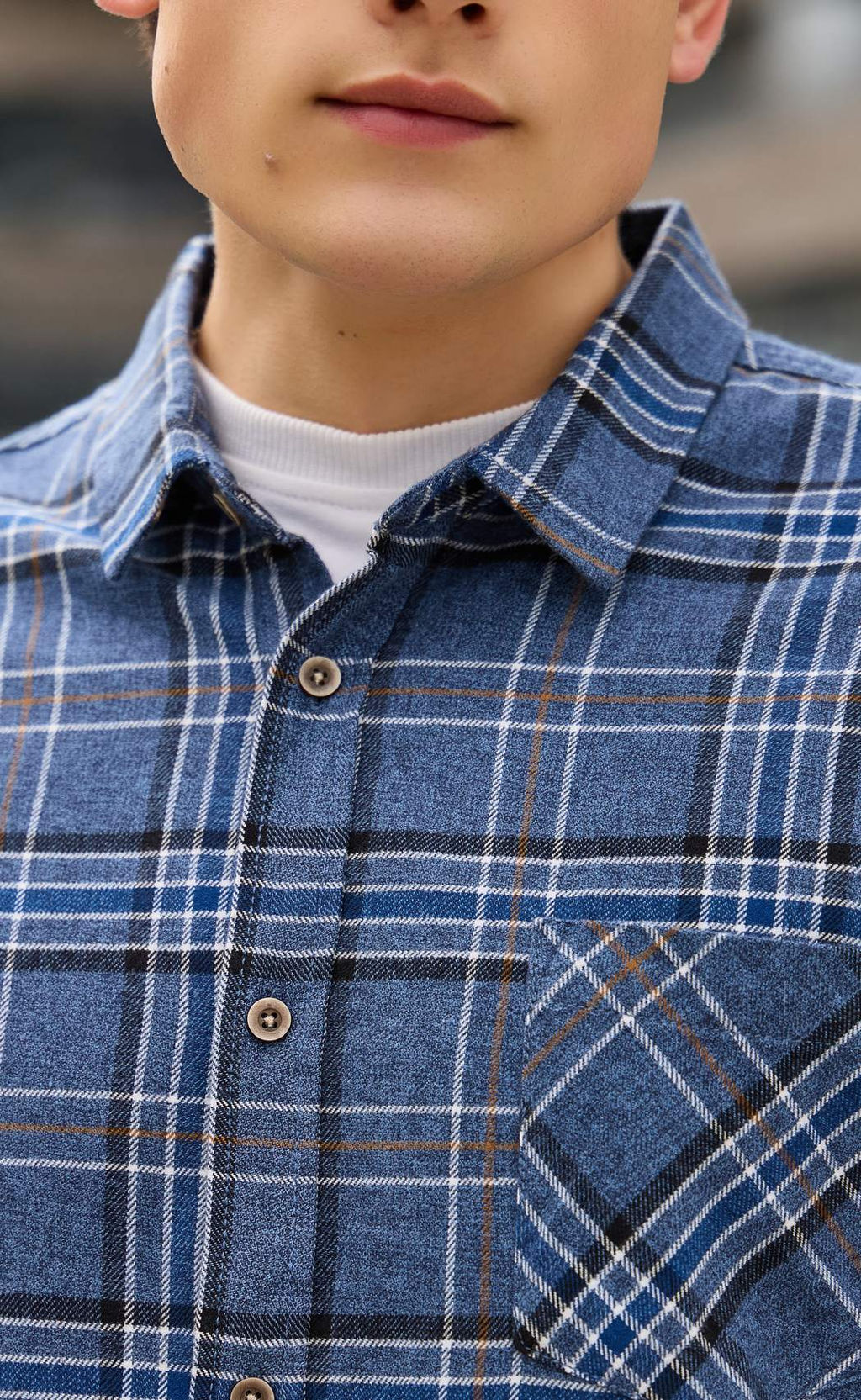 Рубашка F521-0460 grey - Fine joyce фото 4