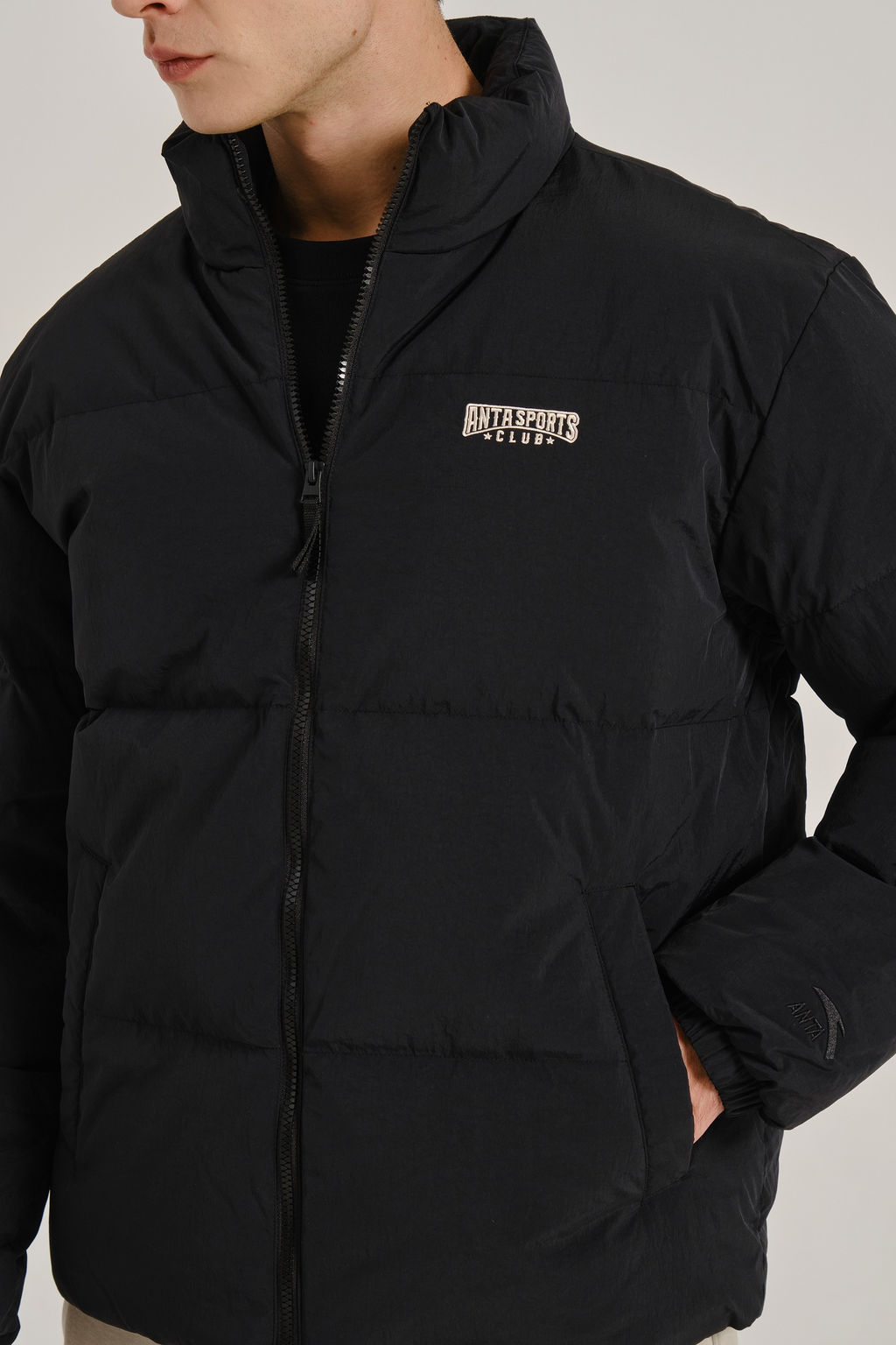 Пуховик короткий Черный ATSC Down Jacket - Anta фото 4