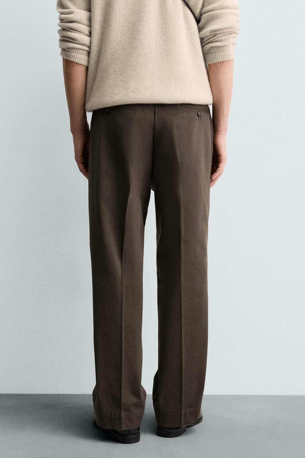 ORIGINS TWILL CHINO TROUSERS - Zara фото 22