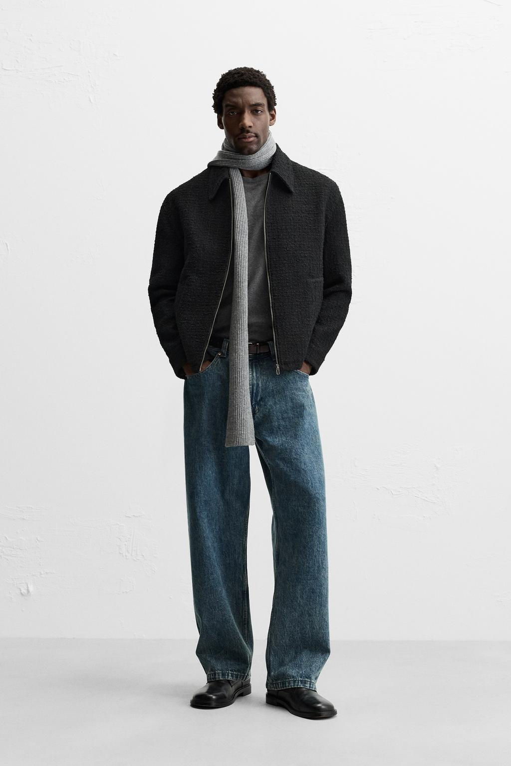 TEXTURED ZIP-UP OVERSHIRT - Zara фото 8