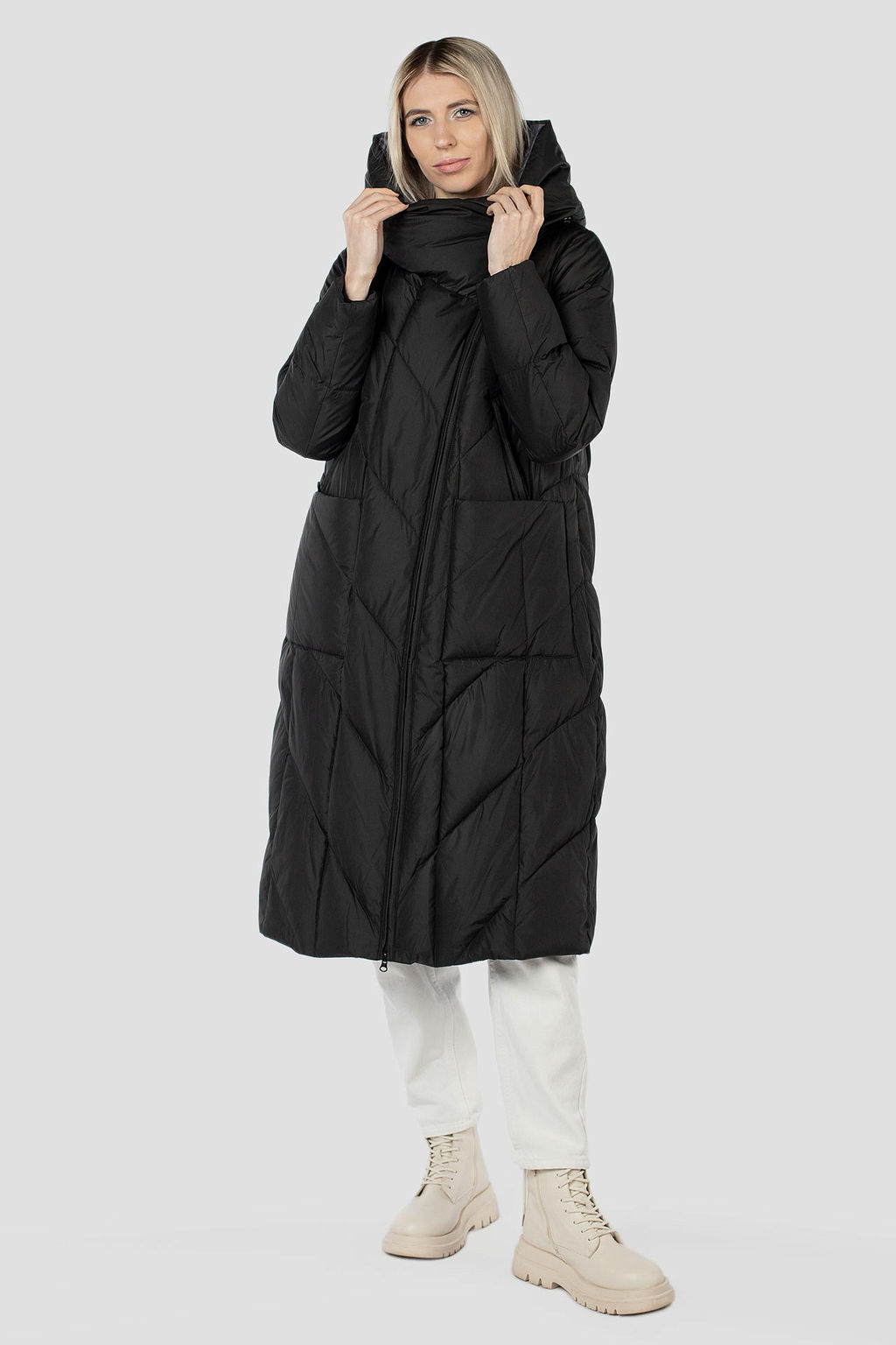 Куртка женская зимняя (Холлофайбер 300) - Империя пальто фото 30