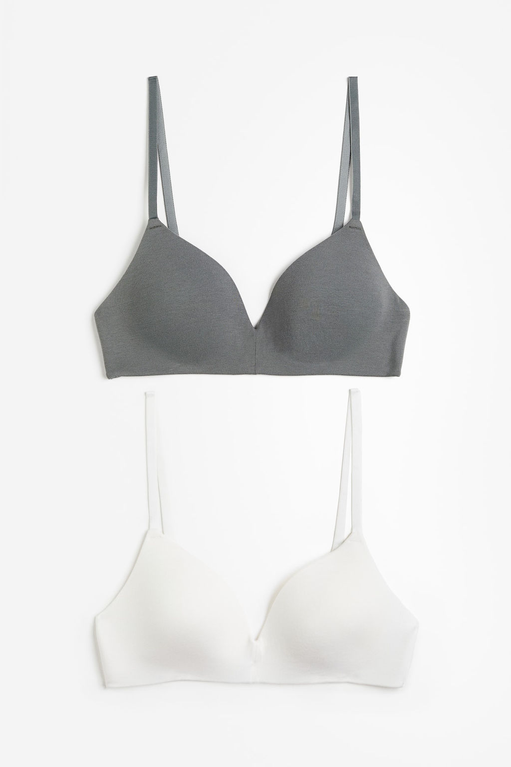 Pack de 2 sujetadores de algodon sin aros - H&m фото 5