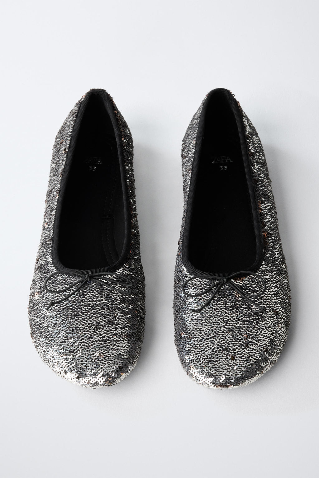 SEQUIN BALLET FLATS - Zara фото 4