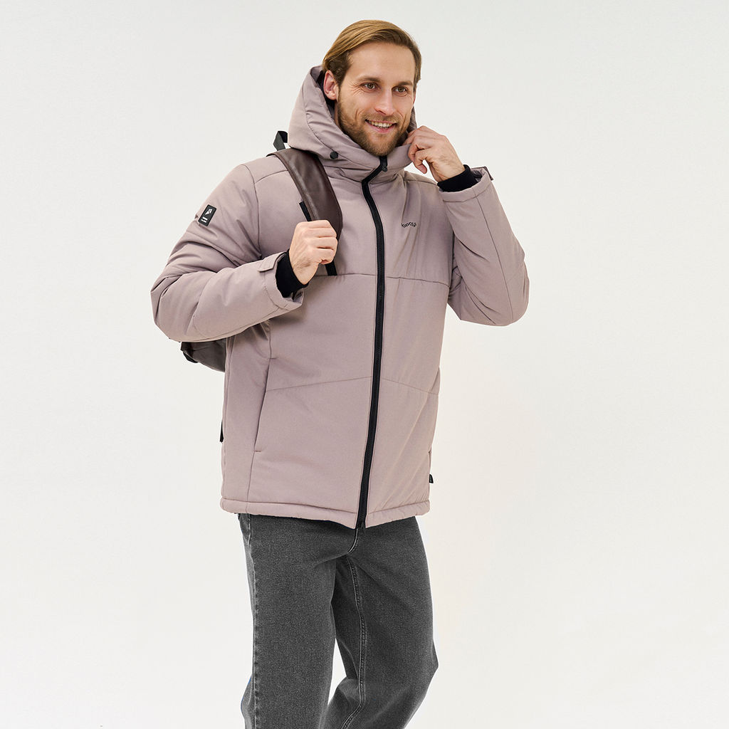 RODOS Куртка зимняя мужская М-303 Бежевый  фото 13