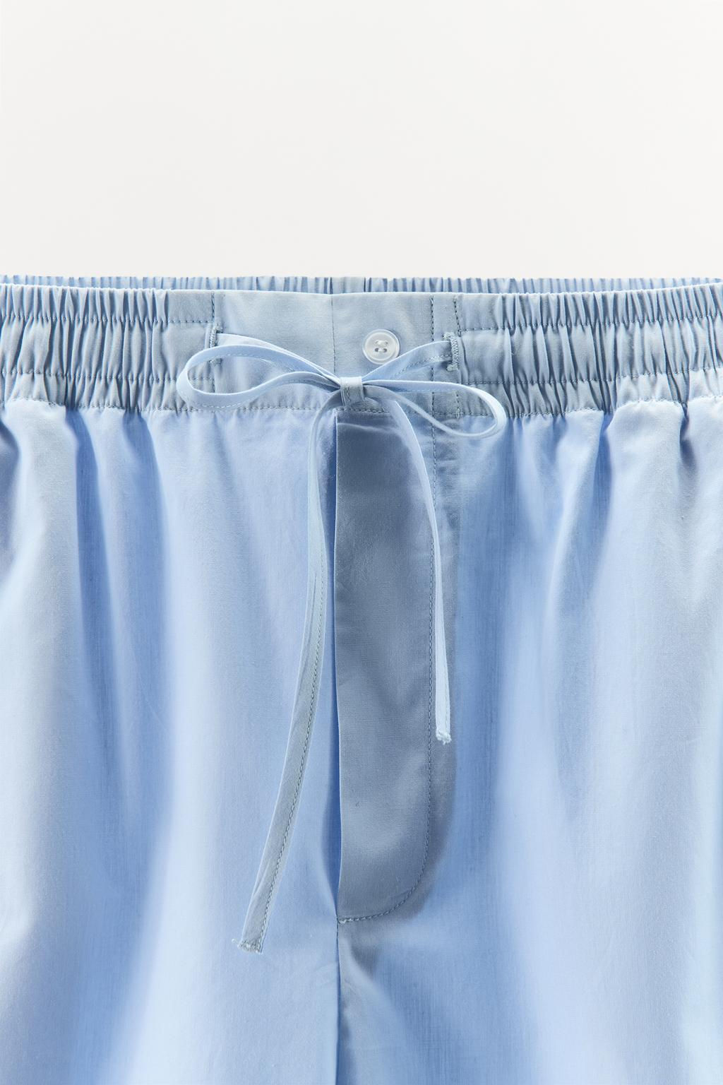 COTTON PYJAMA BERMUDA SHORTS - Zara фото 7