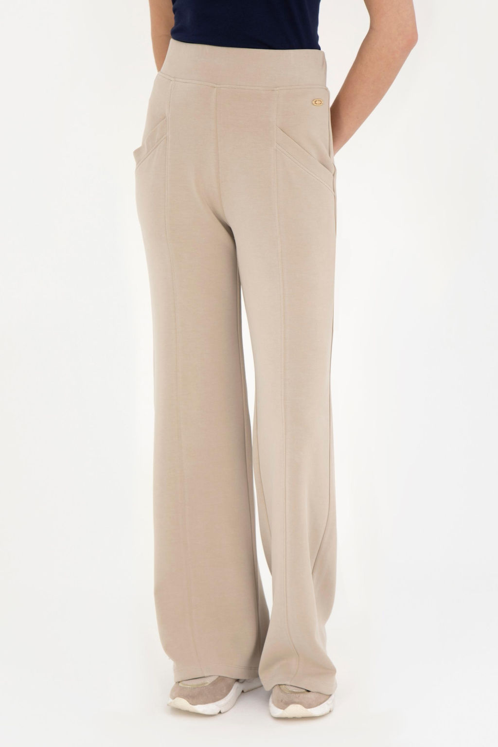 Женские легкие спортивные штаны цвета хаки - U.s. polo assn фото 8