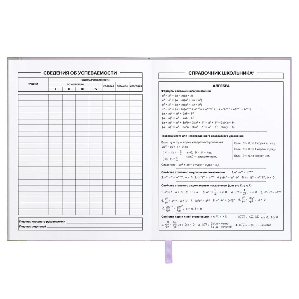 Дневник школьный арт. 68759 / 15 ПЛОНЖЕ СИРЕНЕВЫЙ