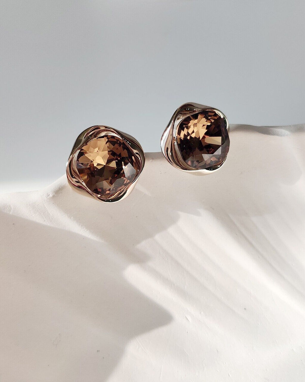 Серьги с кристаллами Swarovski