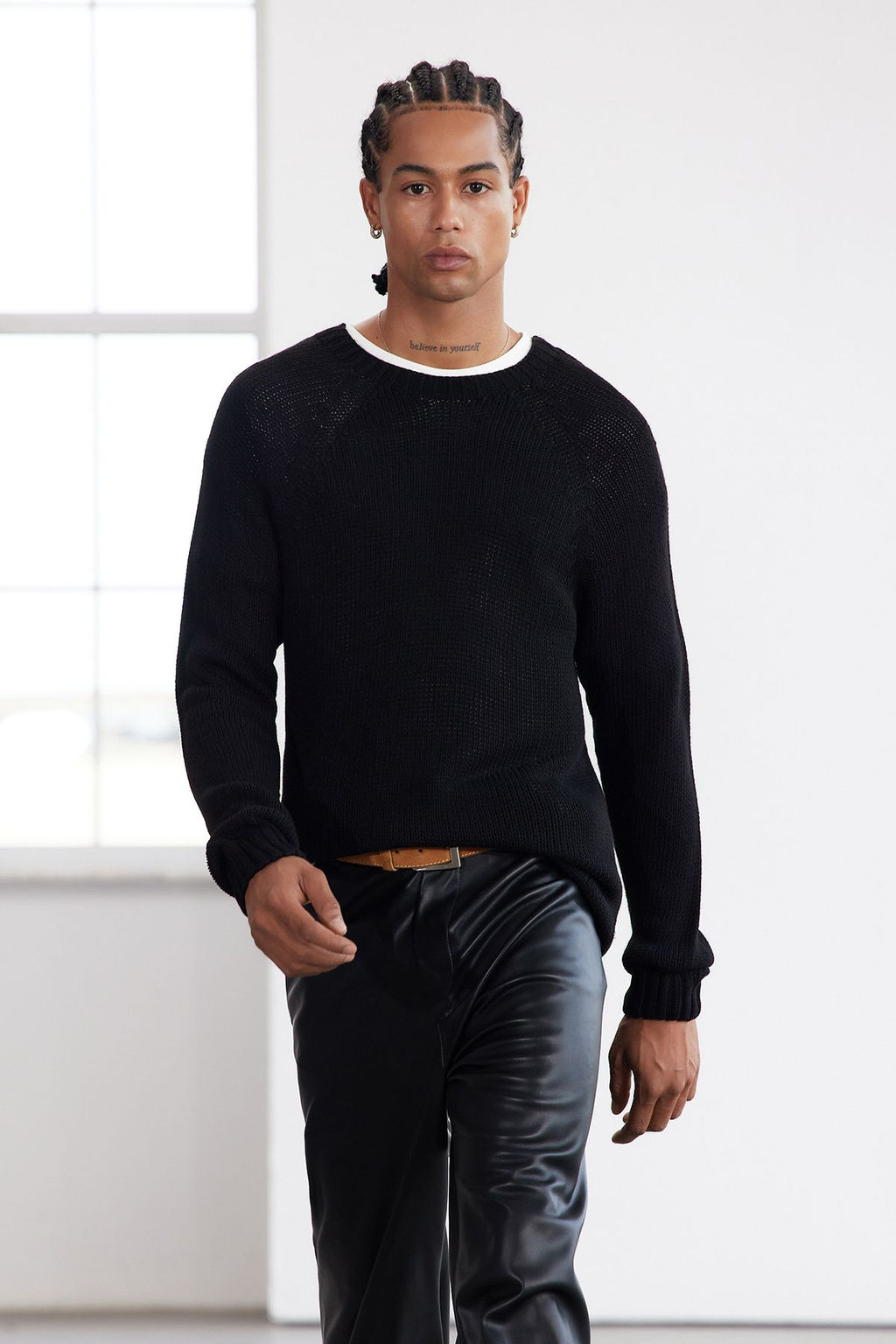 TRENDYOL MAN Kiremit Slim Fit Dar Kesim Bisiklet Yaka Reglan Kol Basic Triko Kazak TMNAW25KZ00000 - Trendyolmilla фото 42