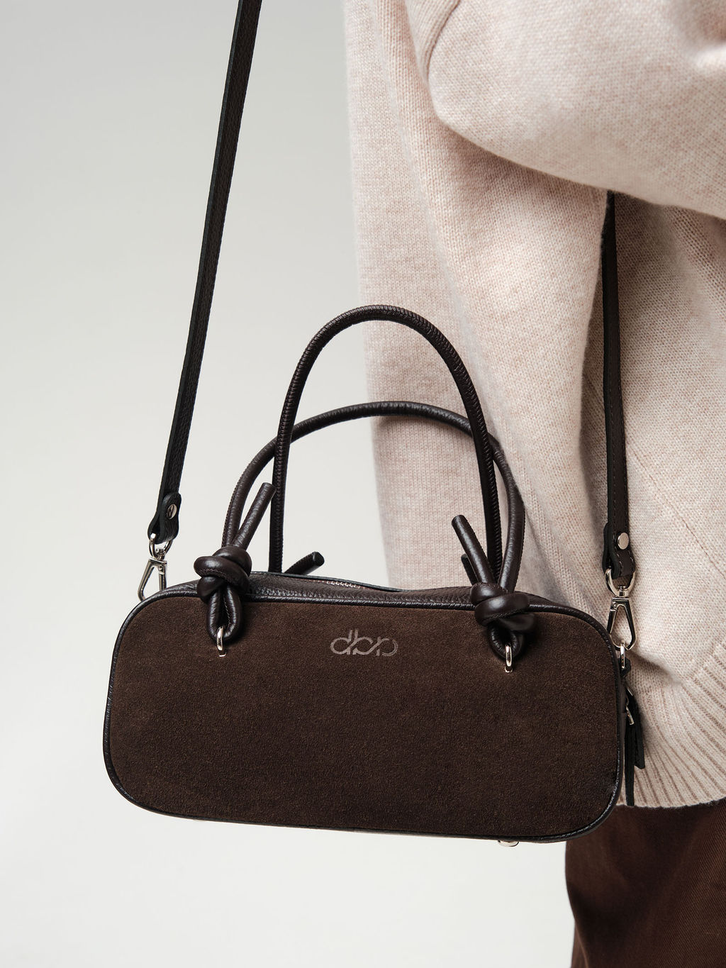 Сумка Curl DBR 31363 черный каштан  фото 5