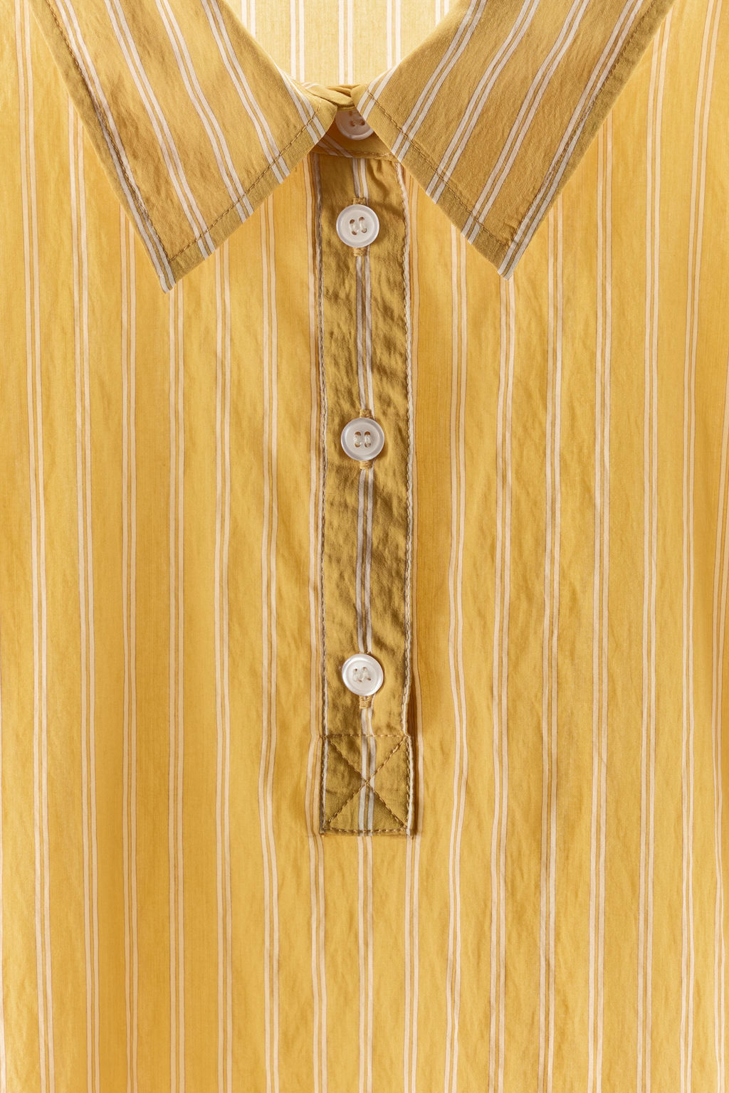 CAMISA ESTAMPADO RAYAS / Amarillo - Zara фото 9