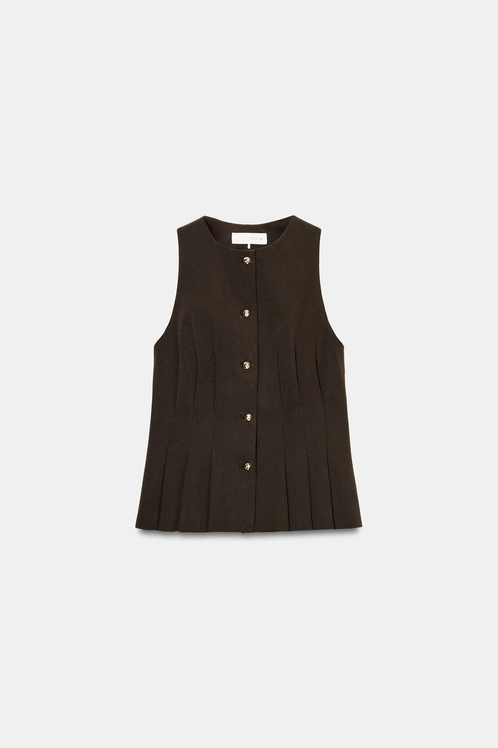 DARTED PEPLUM WAISTCOAT - Zara фото 7