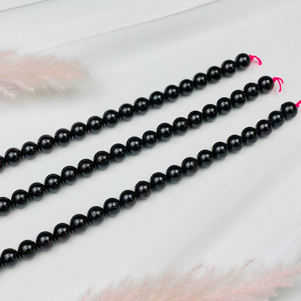 Бусины для украшений из Граната (39 бусин) 39 см