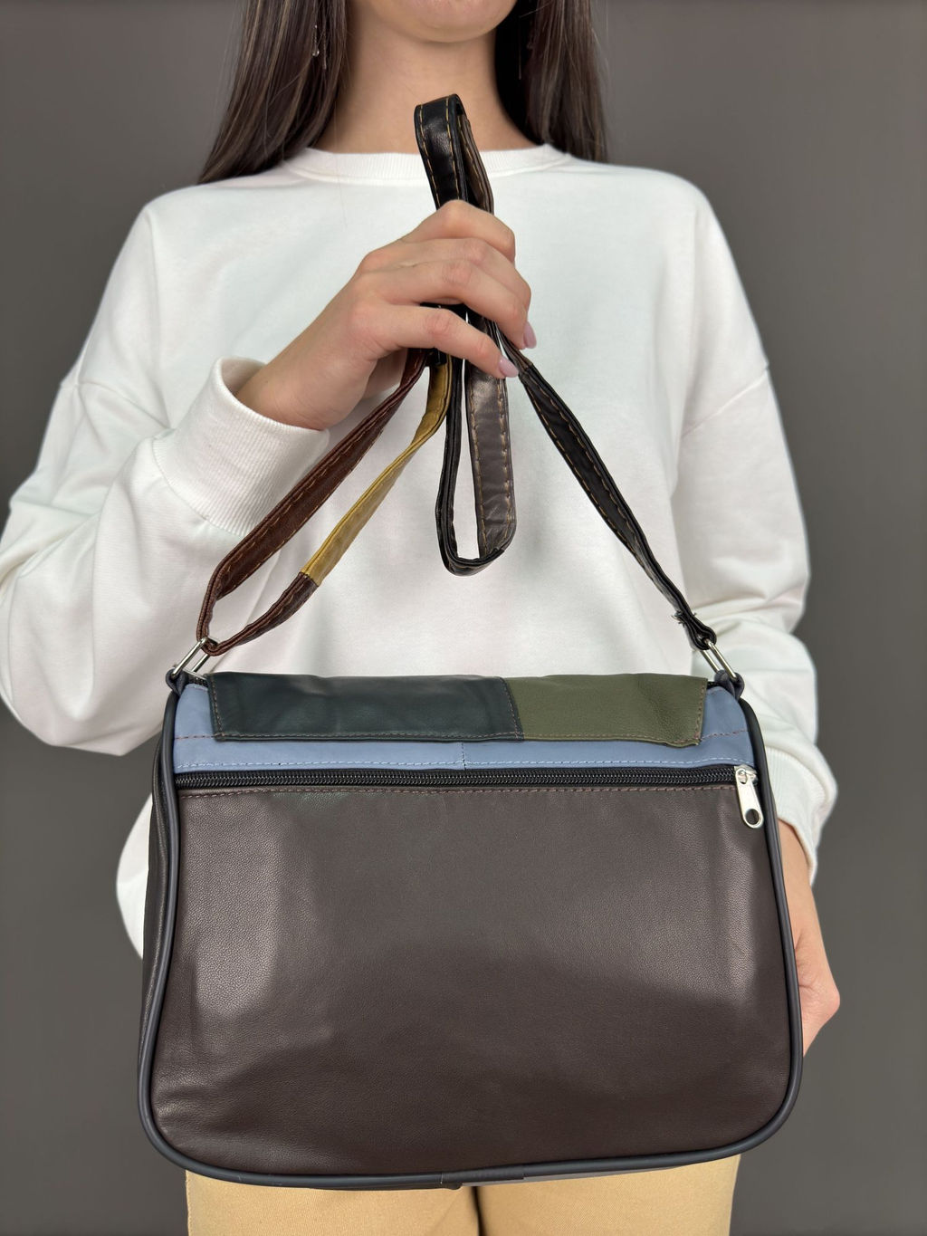 Сумка женская из телячьей кожи