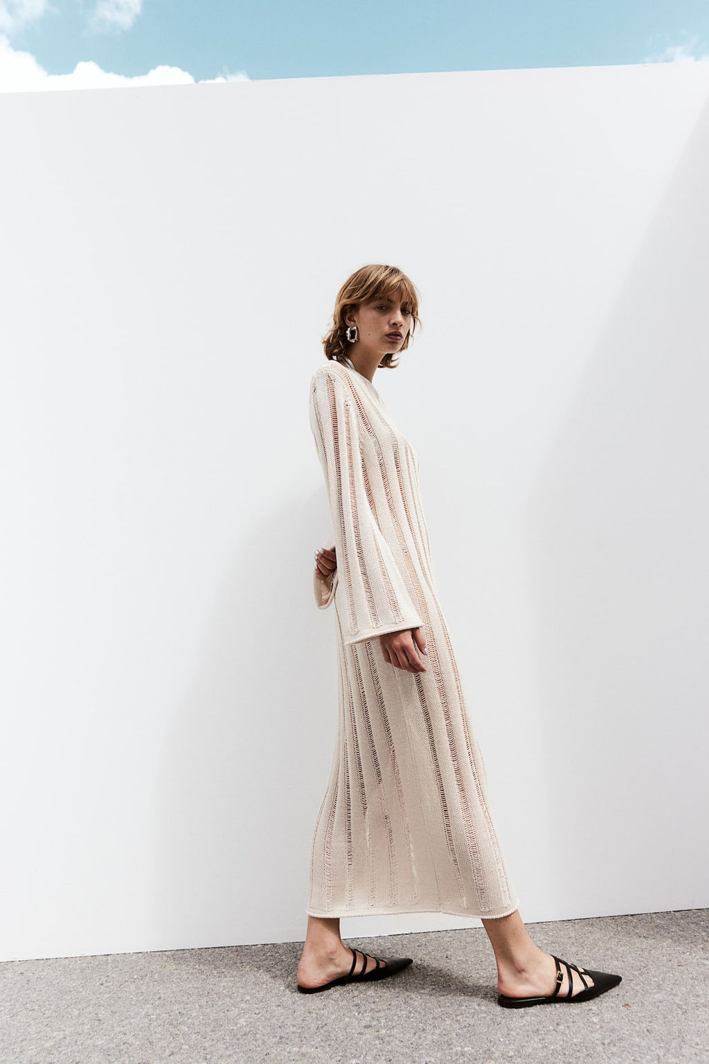 Vestido efecto punto escalera - H&m фото 4