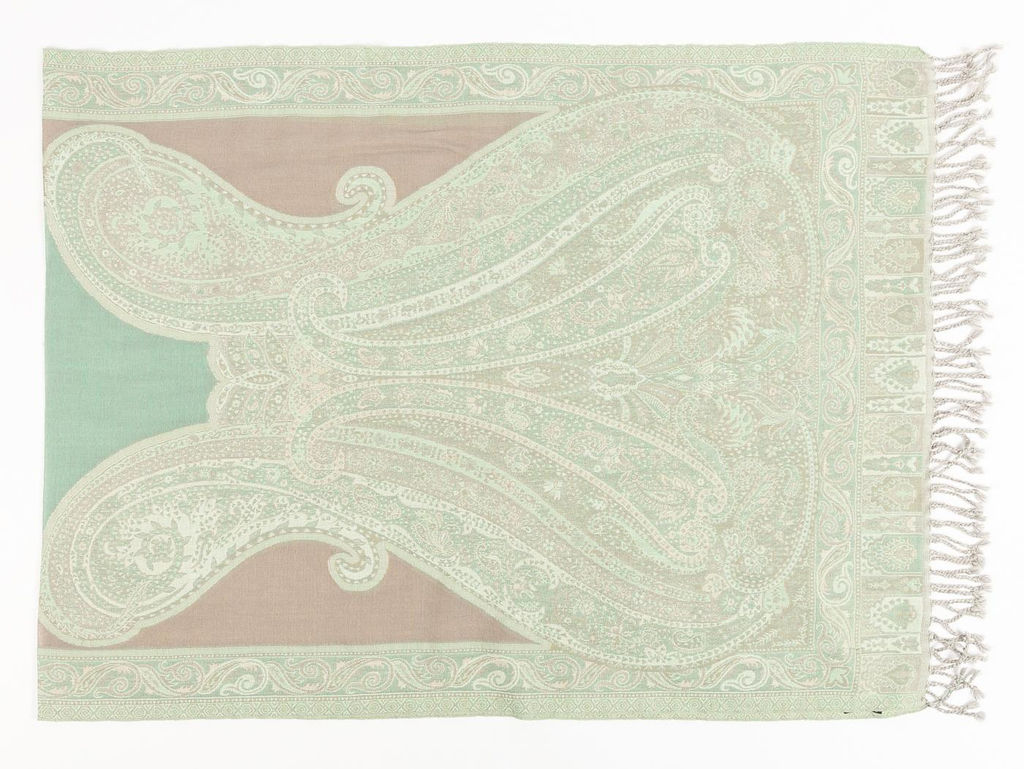 Палантин (шерсть100%) № Тк700/97 - Ганг фото 3